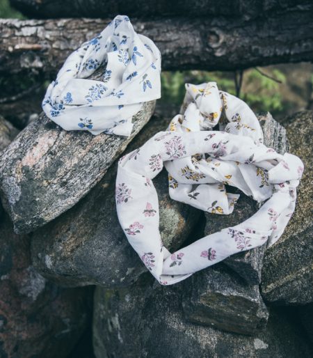 FGL - Forget Me Not Scarf - Sustainable Scarf Made from Leftovers